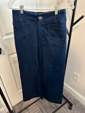 Anthropologie Maeve Dark Indigo Denim Jeans